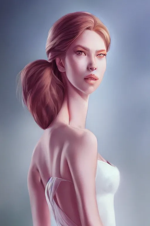 Image similar to Dress Portrait by Artgerm and WLOP