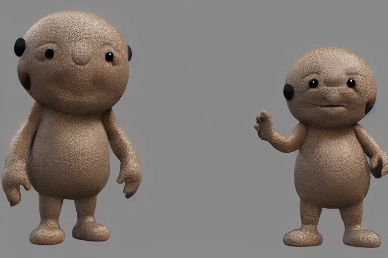 Prompt: huggy wuggy, rendered in unreal engine