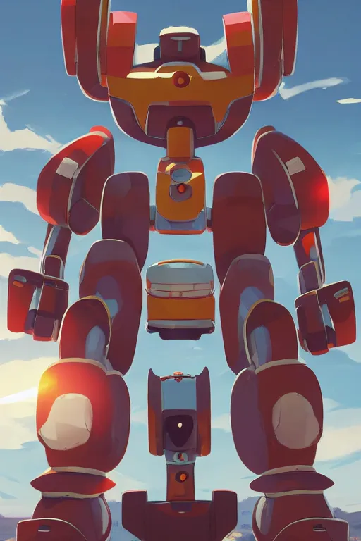 Image similar to metabots medabots medarotto medarot robot minimalist comics, behance hd by jesper ejsing, by rhads, makoto shinkai and lois van baarle, ilya kuvshinov, rossdraws global illumination ray tracing hdr radiating a glowing aura