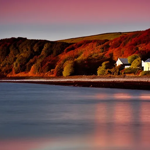 Image similar to crisp autumn night in coastal wales