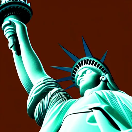 Prompt: Detailed 3d render of the Statue of Liberty