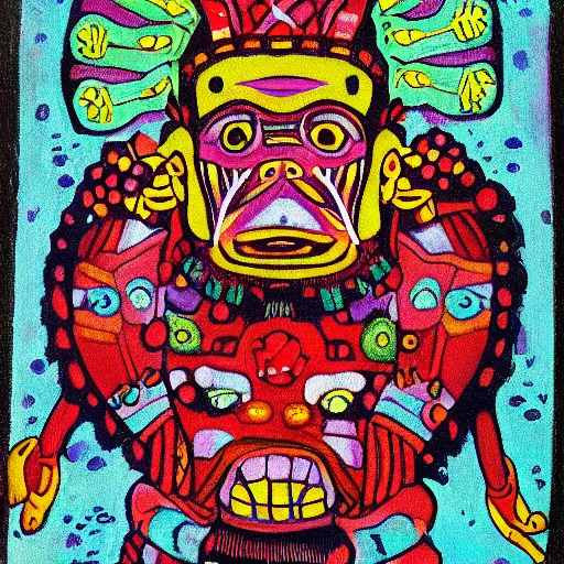 Image similar to portrait of xolotl