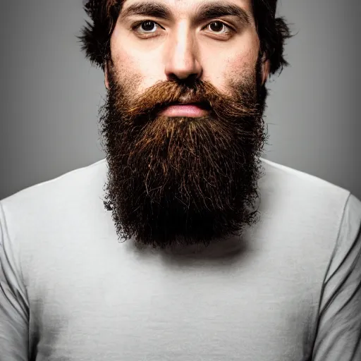 Prompt: bearded person, (Sony a7R IV, symmetric balance, polarizing filter, Photolab, Lightroom, 4K, Dolby Vision, Photography Award)