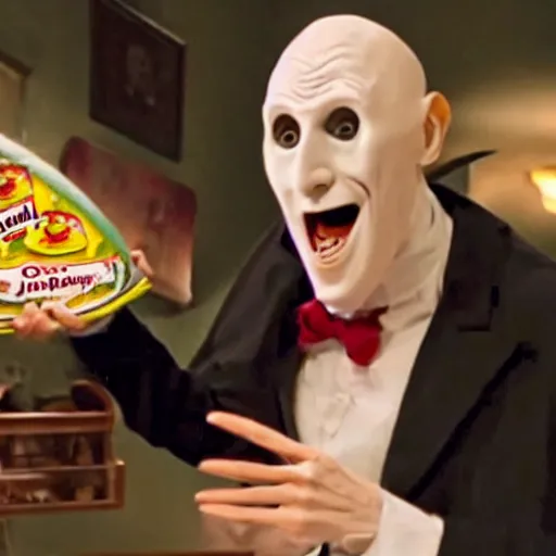 Image similar to count orlok papa john's commercial