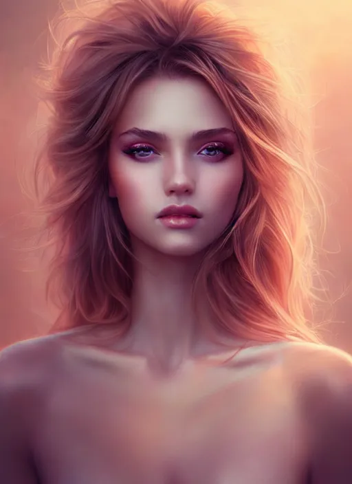 Image similar to a gorgeous female photo, professionally retouched, soft lighting, wearing a feather dress, realistic, smooth face, perfect eyes, wide angle, sharp focus on eyes, 8 k high definition, insanely detailed, intricate, elegant, art by artgerm and wlop