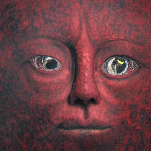 Image similar to mourning. longing. nostalgia. anxiety. depression. sadness. horror. fear. disgusting. horrific. amorph. abstract. human object. extremely detailed. deep color contrast. 4k. hyperrealism. photorealism. deep dark reddish color contrast. uncanny valley. pareidolia. art by Keith Thompson