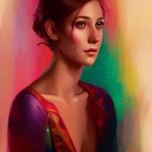 Image similar to A portrait of a capibara, colorful and Festive Captivating. rich vivid colors, ambient lighting, dynamic lighting, 4k, atmospheric lighting, painted, intricate, highly detailed by Charlie Bowater