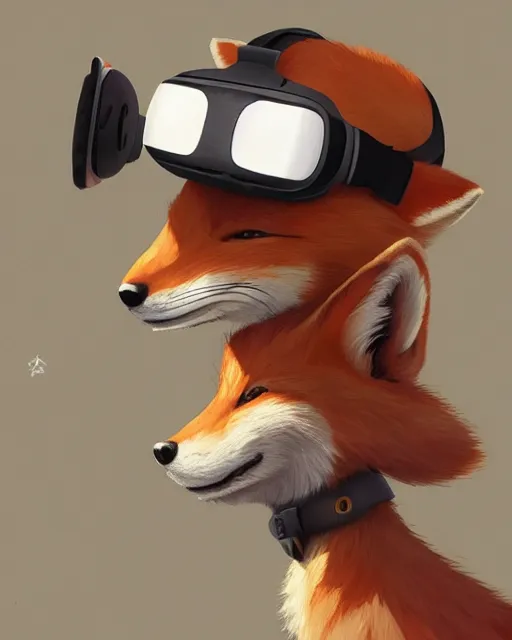 Prompt: a fox wearing a VR headset on its head By Makoto Shinkai, Stanley Artgerm Lau, WLOP, Rossdraws, James Jean, Andrei Riabovitchev, Marc Simonetti, krenz cushart, Sakimichan, trending on ArtStation, digital art.