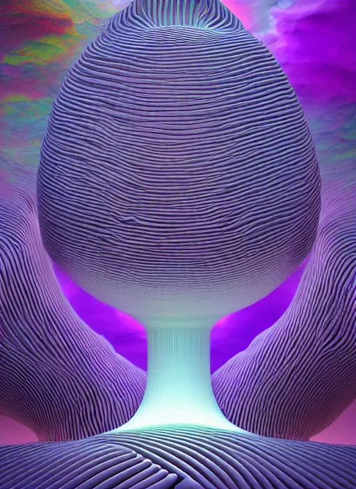 Prompt: a highly detailed vfx landscape of recursive speakers forming a 3 d head. 🔊 head. colorful amplitude and frequency wave visualisation. iridescent metamorphic synaesthesia. ornate, hyperrealistic, octane render, chiaroscuro, inspired by greg rutkowski, android jones, beeple, shaun tan, frostbite 3 rendered