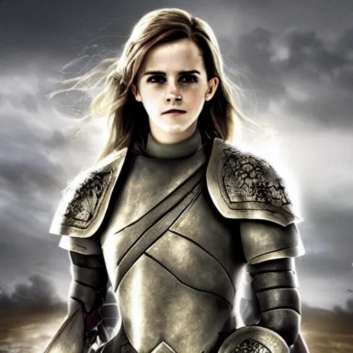 Image similar to emma watson as a paladin