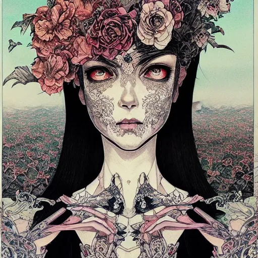 Image similar to prompt: Portrait painted in GTA style drawn by Vania Zouravliov and Takato Yamamoto, inspired by Fables, intricate acrylic gouache painting, high detail, sharp high detail, manga and anime 2000