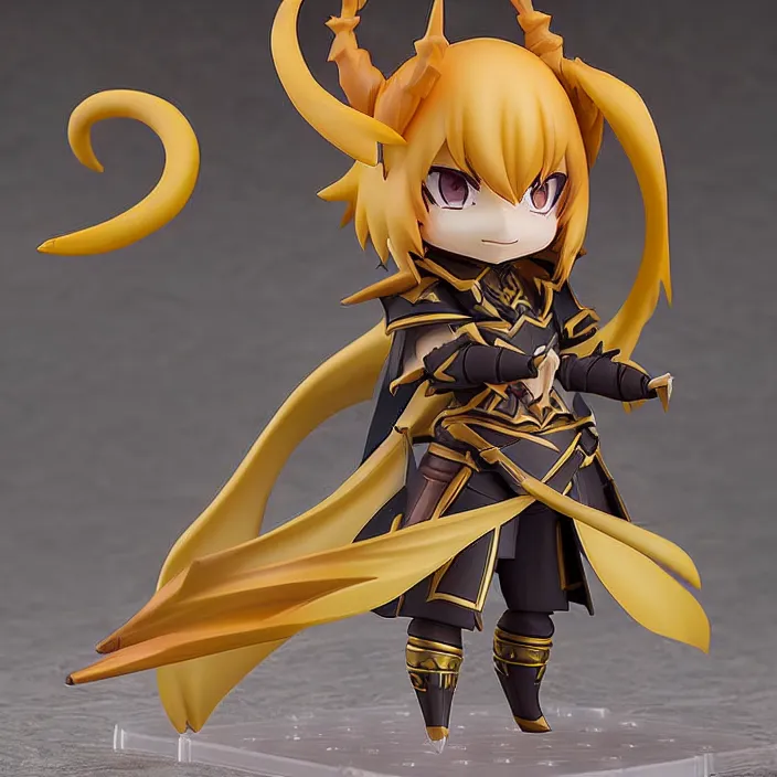 Image similar to nozdormu, an anime nendoroid of nozdormu, figurine, detailed product photo