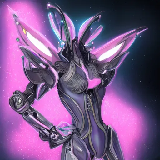 Prompt: highly detailed exquisite lgbt transgender gay trans fanart, of a beautiful warframe, but as a cute gay robot dragon, glowing eyes and robot dragon head, off-white plated armor, bright Fuchsia skin, royal elegant pose, close-up body shot, epic cinematic shot, realistic, professional digital art, high end digital art, sci fi, DeviantArt, artstation, Furaffinity, 8k HD render, epic lighting, depth of field