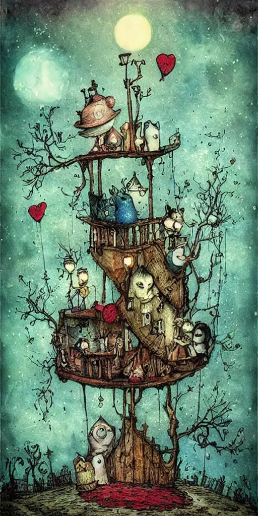 Image similar to a valentine's day scene by alexander jansson