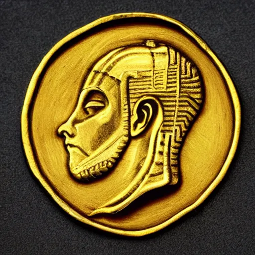 Image similar to 4 th century gold solidus coin of robocop, today's featured photograph 4 k