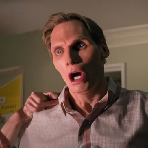 Image similar to Live Action Still of Jerma in Poltergeist, real life, hyperrealistic, ultra realistic, realistic, highly detailed, epic, HD quality, 8k resolution, body and headshot, film still