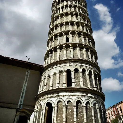 Image similar to the leaning tower of pesci