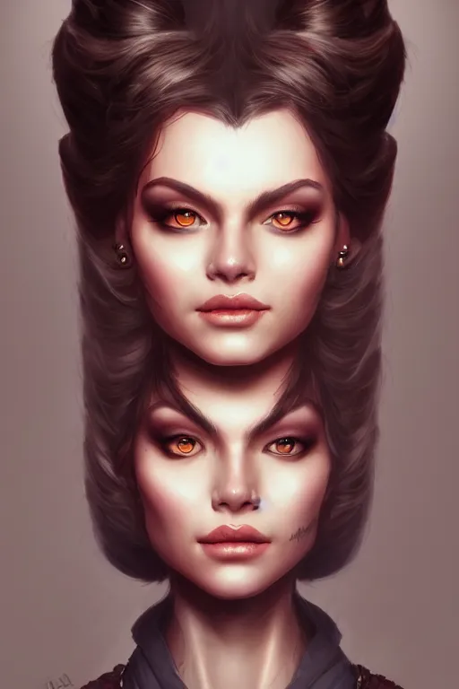 Image similar to empire lady, portrait, detailed art, artstation