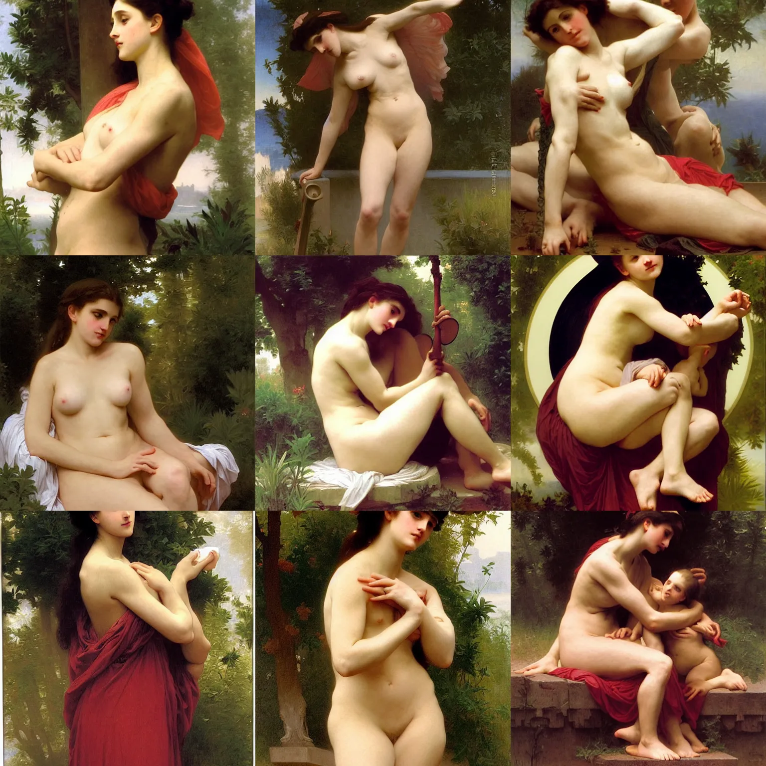 Prompt: aesthetic by Bouguereau