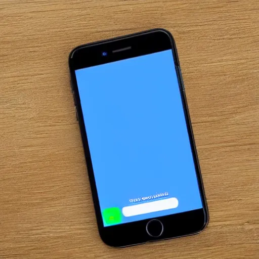 Prompt: an Iphone with bluescreen, pixelart