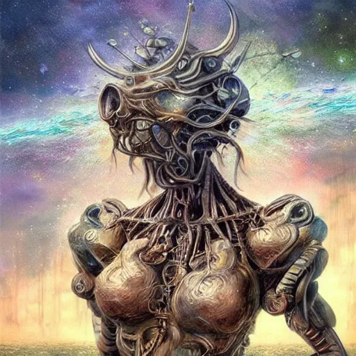 Image similar to fantasy art hyper realistic ai created interesting bizarre subconscious fantastic art award winning best ultra detailed magnificent
