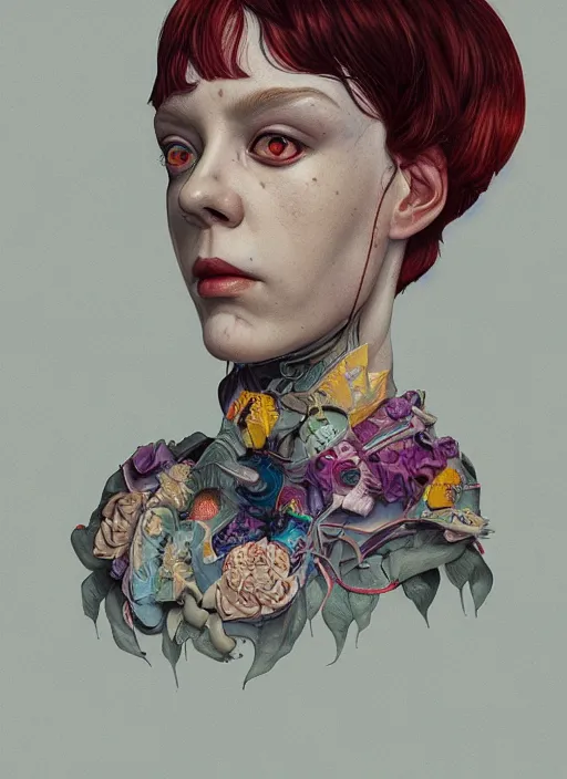 Image similar to portrait :: by Martine Johanna and Simon Stålenhag and Chie Yoshii and wlop and Guillermo del toro :: ornate, dynamic, particulate, rich colors, elegant, centered, artstation, smooth, sharp focus, octane render, 3d