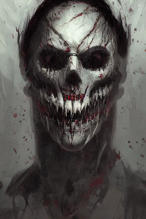 Prompt: Portrait of a ghoul by greg rutkowski