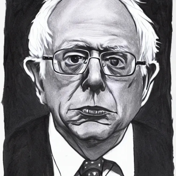 Image similar to bernie sanders child drawing