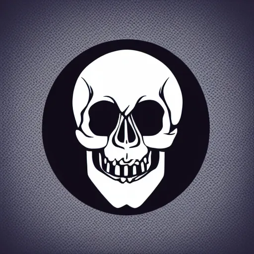 Image similar to death metal themed skull shaped microphone vector logo for a record label, dark, horrorcore, grunge, dark forest, ent, symmetrical golden ratio