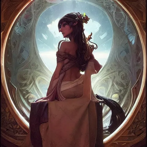 Image similar to elf drinking wine. d & d. fantasy. intricate. elegant. highly detailed. digital painting. artstation. concept art. matte. sharp. focus. illustration. hearthstone. art by artgerm. art by greg rutkowski. art by alphonse mucha