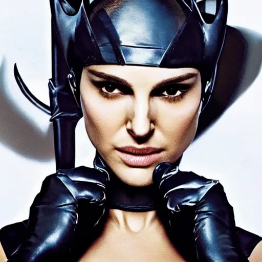 Prompt: Natalie Portman as Catwoman