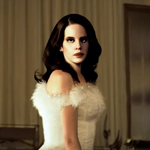 Image similar to lana del rey in the movie black swan