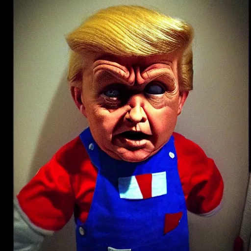 Prompt: “Trump as Chucky”