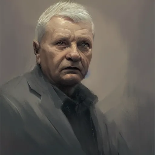 Image similar to jarosław kaczynski by greg rutkowski