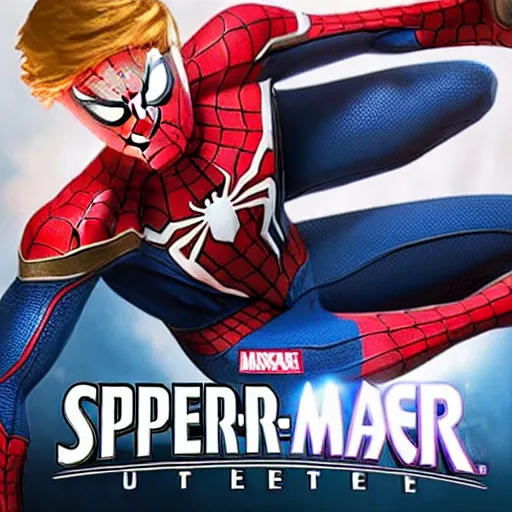 Image similar to Spider-Man in Super Smash Bros Ultimate, high detail