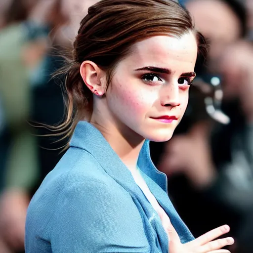 Prompt: emma watson abducted by aliens,