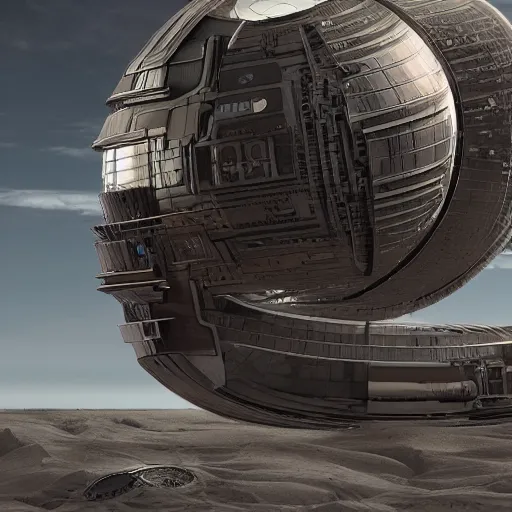 Image similar to futuristic time machine by hg wells +gi, global illumination, physically based rendering, photoreal, small details, intricate, science fiction fantasy concept design