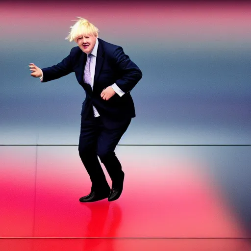 Image similar to photo of Boris Johnson dancing