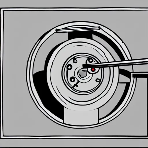 Image similar to lathe, vector art