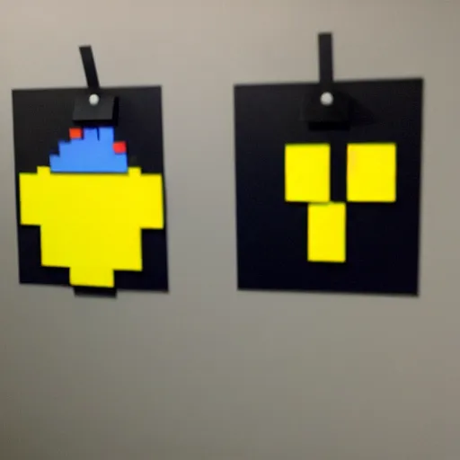 Image similar to pacman in the office