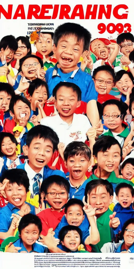 Image similar to 1 9 9 0 s singaporean public education poster