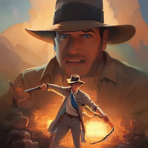 Image similar to hero world raiders of the lost ark 1 9 8 1, behance hd by jesper ejsing, by rhads, makoto shinkai and lois van baarle, ilya kuvshinov, rossdraws global illumination