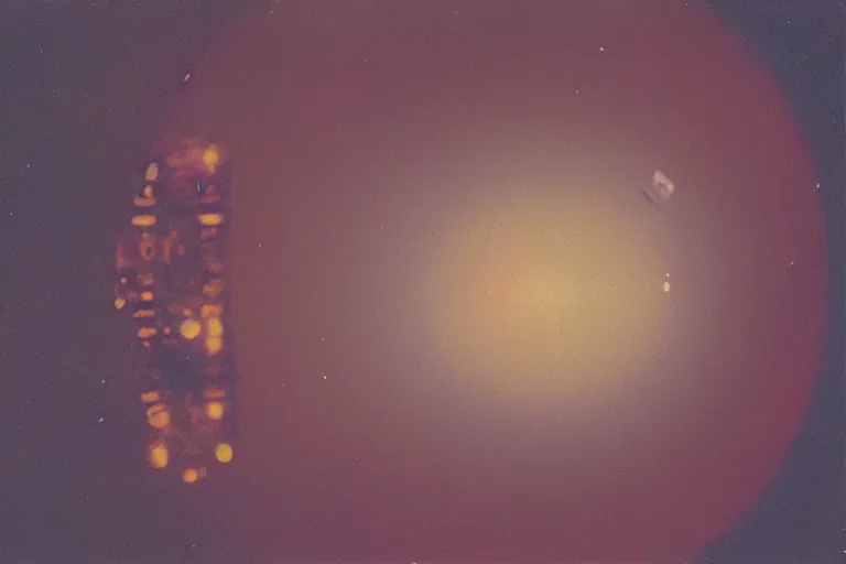 Prompt: space station, 1 6 mm film, autochrome