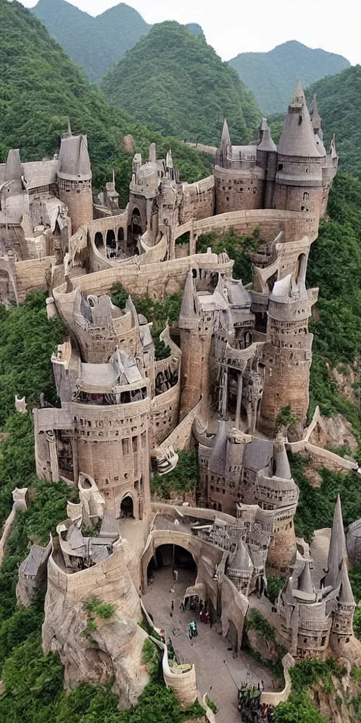 Image similar to hogwarst, China