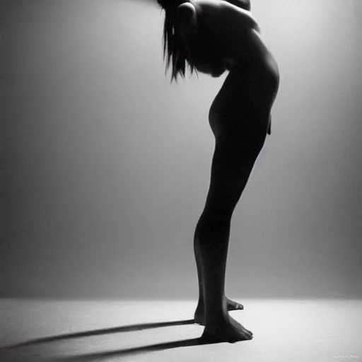 Image similar to full body shot, naturalist photography, beautiful figure, perfect form, dramatic lighting, black and white, in the style of alfred stieglitz