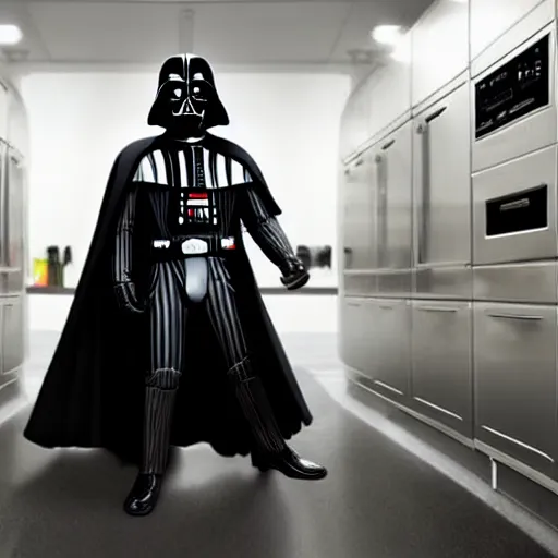 Prompt: darth vader worrying about laundering his money