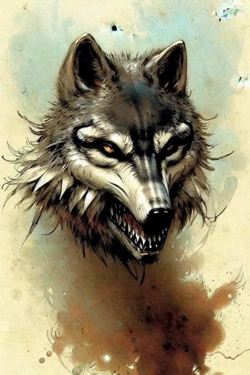 Image similar to ( ( ( ( ( plastic wolf mask. muted colors. ) ) ) ) ) by jean - baptiste monge!!!!!!!!!!!!!!!!!!!!!!!!!!!