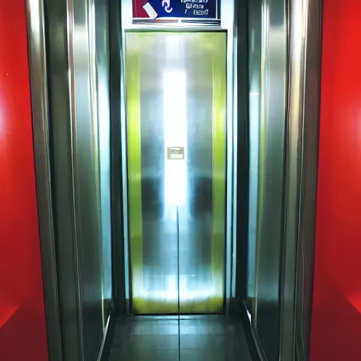 Image similar to inside elevator