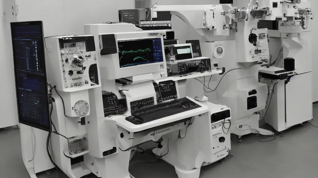 Image similar to scanning electron microscope unattainable asymmetry synthesizer