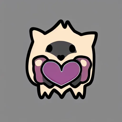 Image similar to cute hedgehog heart love laughing cute adorable emote twitch waving lineart